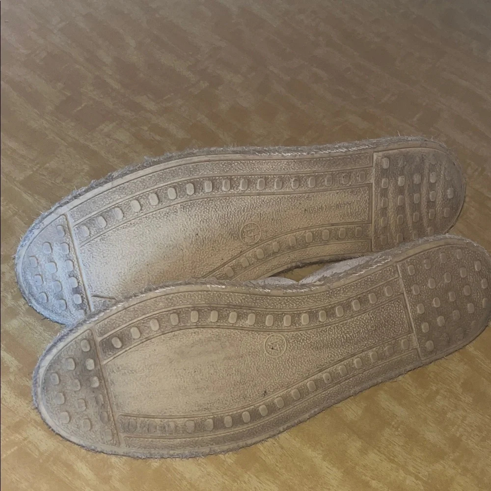 Verbenas Beige / grey Suede Espadrilles made in Spain size 41